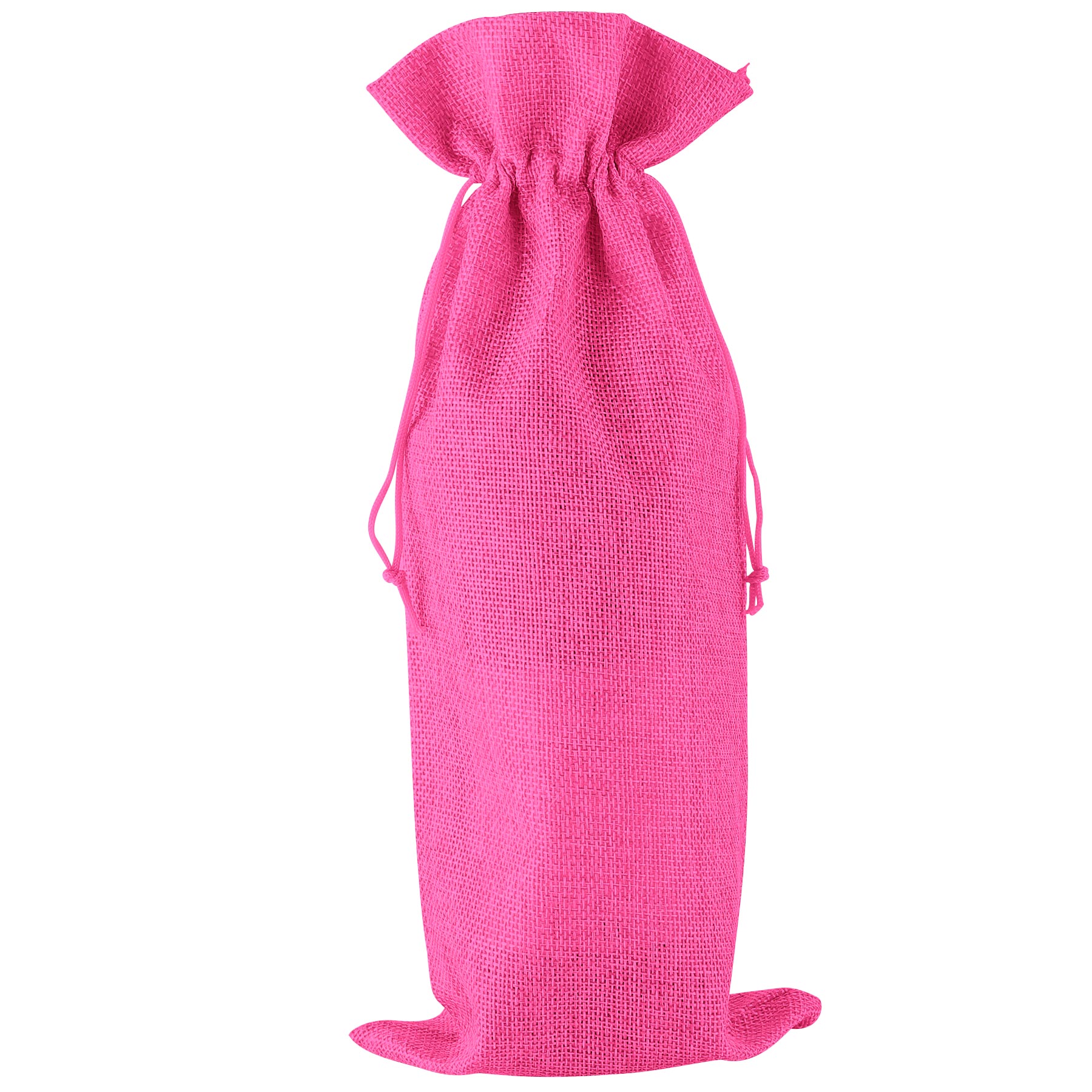 FlyFlyPromos - Red Wine Gift Drawstring Bag Image 3 - Promotional Product